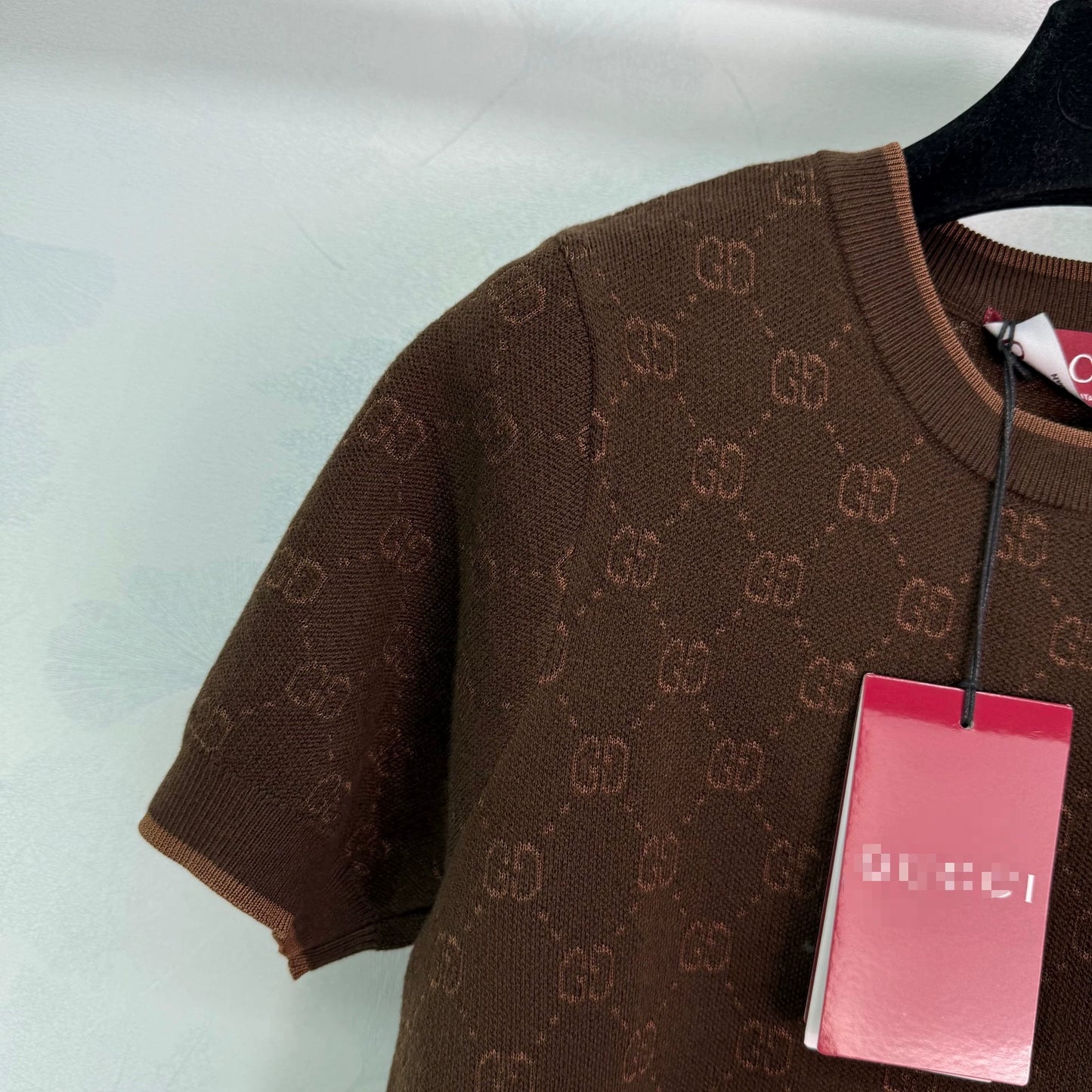 2025 Early Autumn New Jacquard Knitted Round Neck Short Sleeve