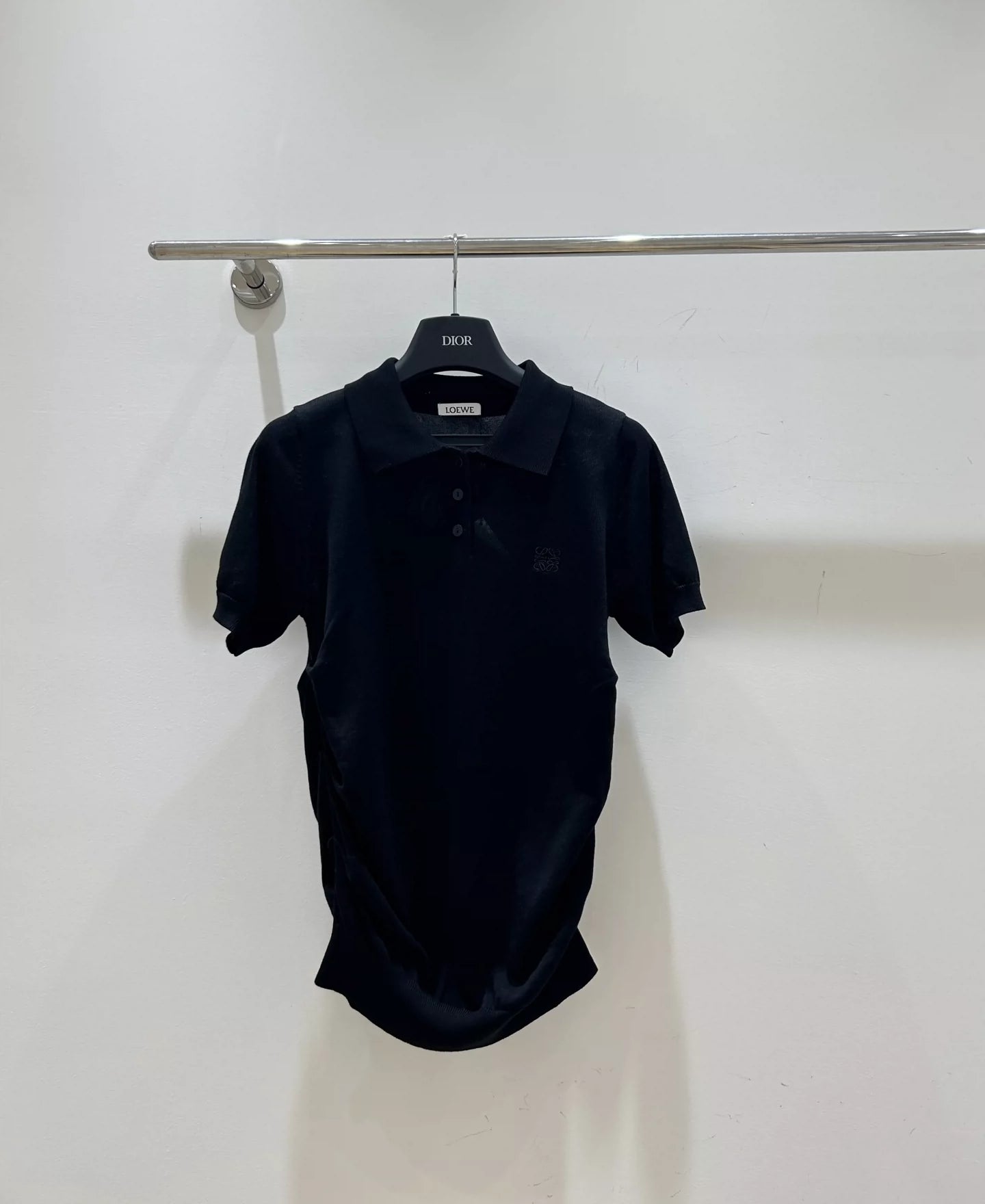 25ZG Spring and Summer New Lapel Short Sleeve Knitted Sweater