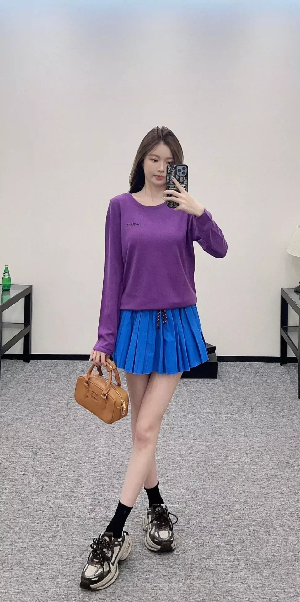 M 25 Early fall new letters plain knit tops
