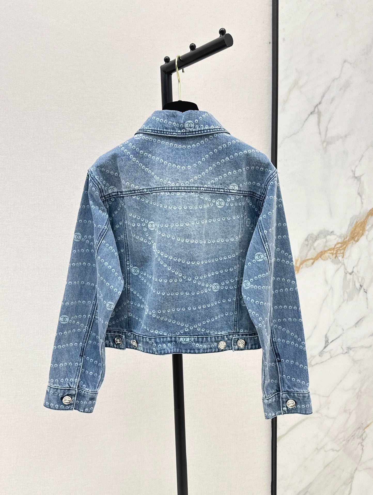 25 new printed denim jacket