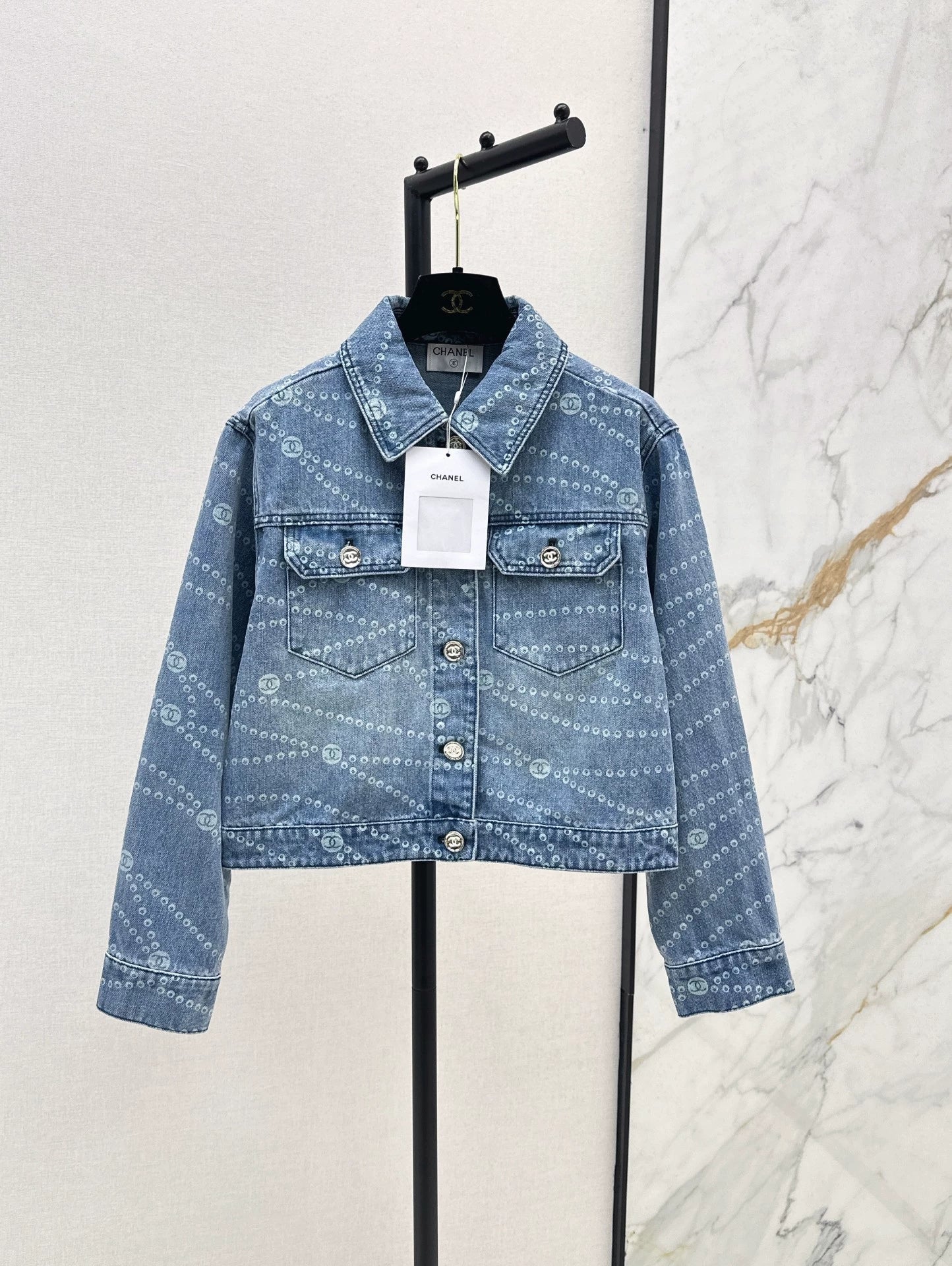 25 new printed denim jacket