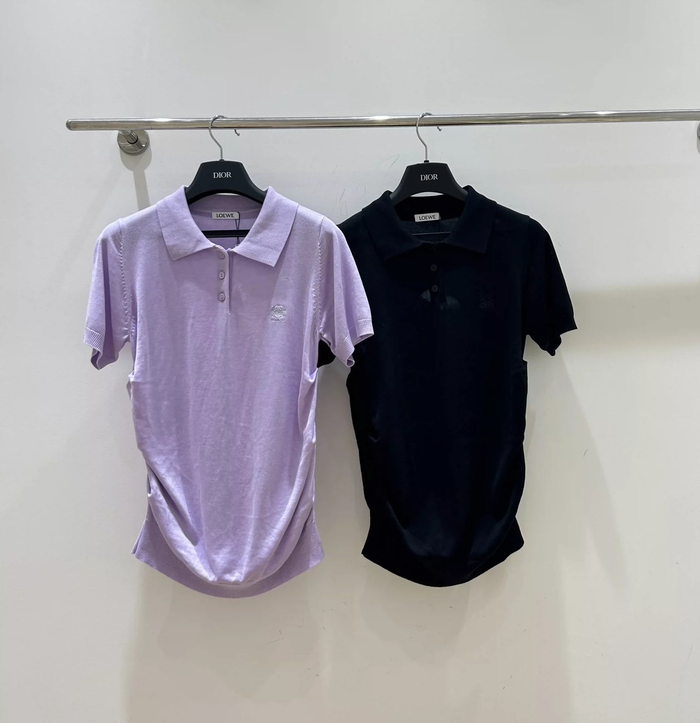 25ZG Spring and Summer New Lapel Short Sleeve Knitted Sweater