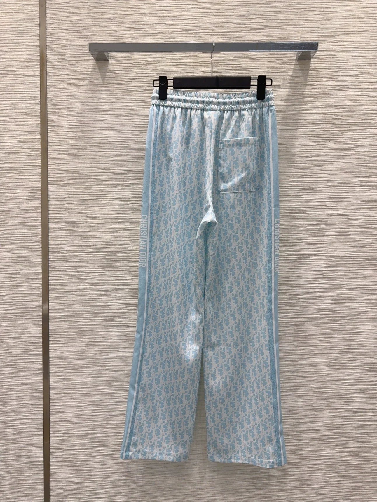 D 25 new letter print tie casual pants