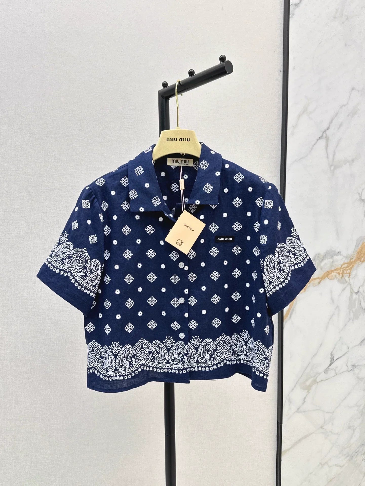 M 25 spring and summer new suit loose short-sleeved shirt + half skirt