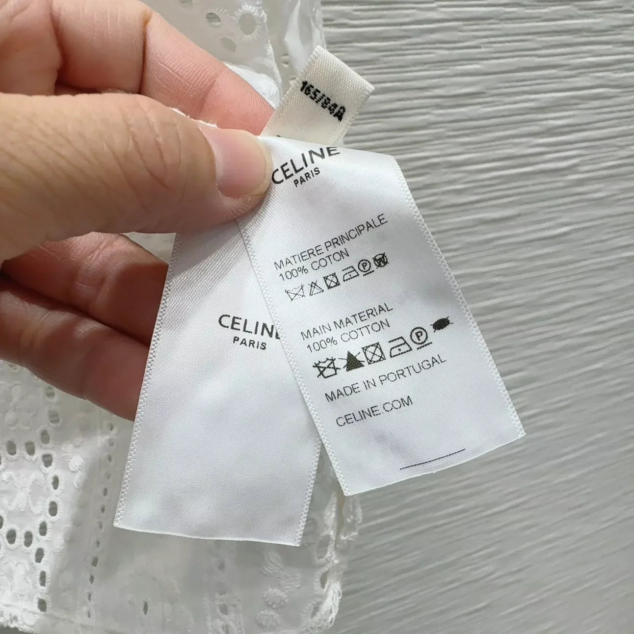 Ce 25 new water-soluble lace pocket lapel short-sleeved shirt