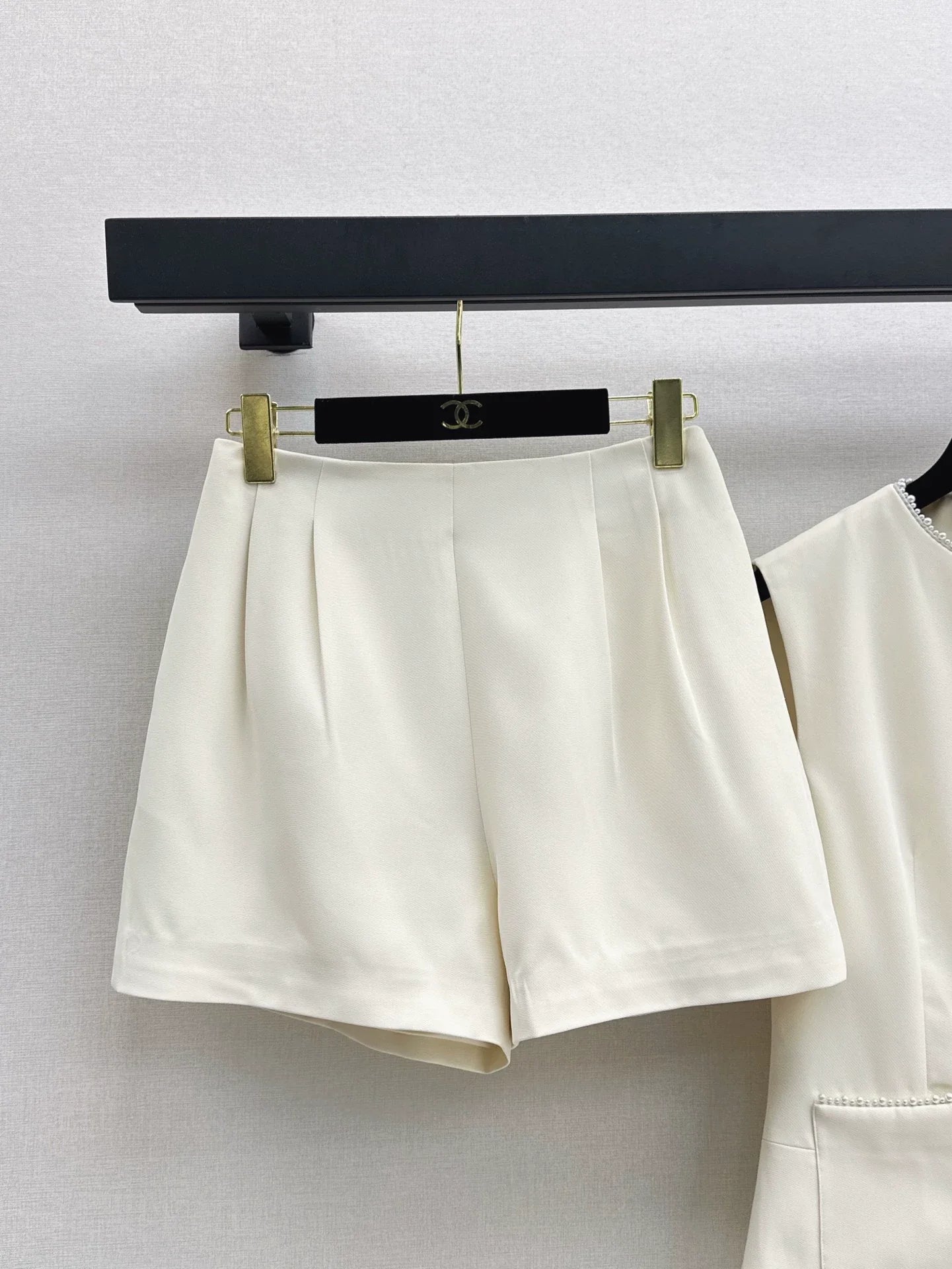 25 spring and summer new suit cubic waisted vest + shorts