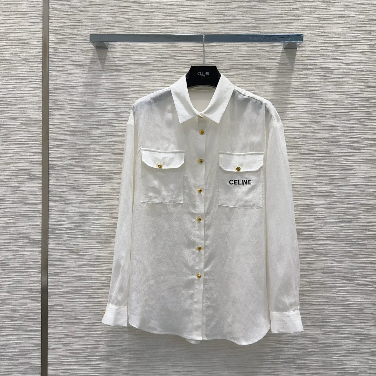 Ce 25 New Pocket Long Sleeve Shirt Shorts Set