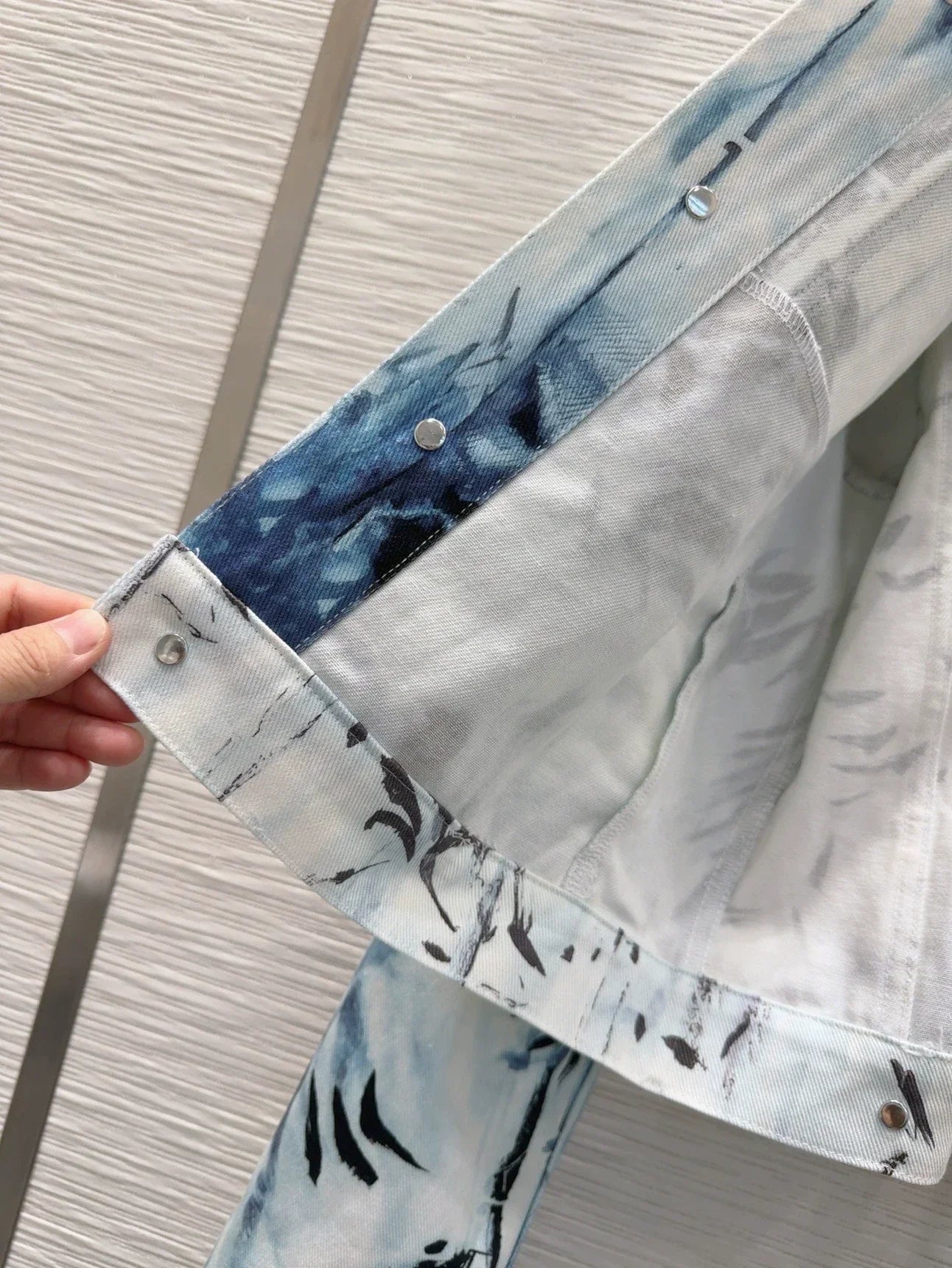 D 25 New Ink Painting Print Jacket