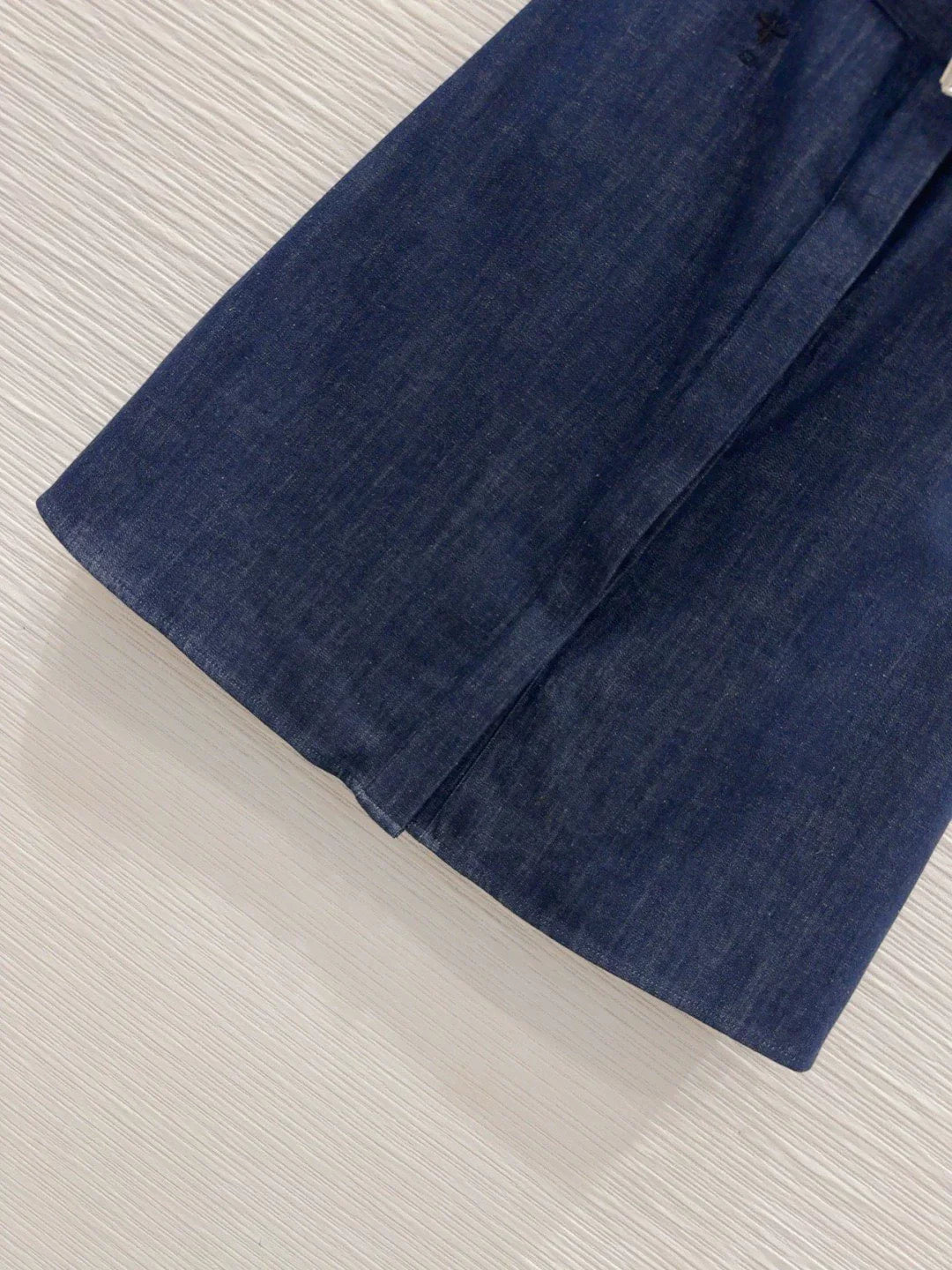 D 25 New Halter Denim Dress