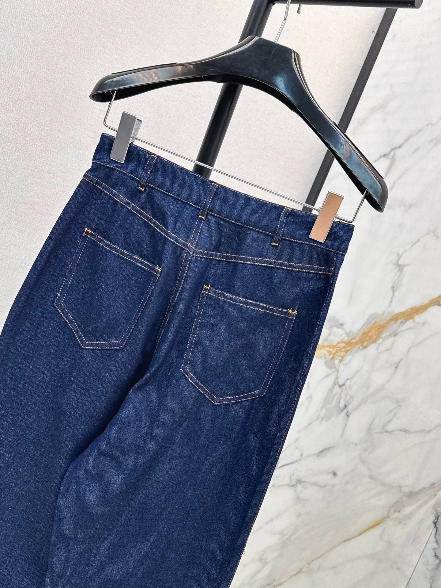 CE 25 Spring/Summer New Double Pocket Decorated Flared Pants