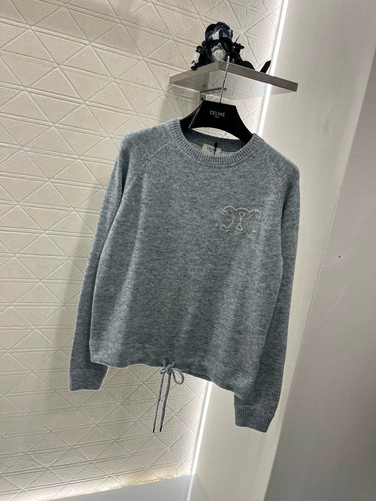 25 Early Spring New Knitted Pullover Sweatshirt Trousers Set