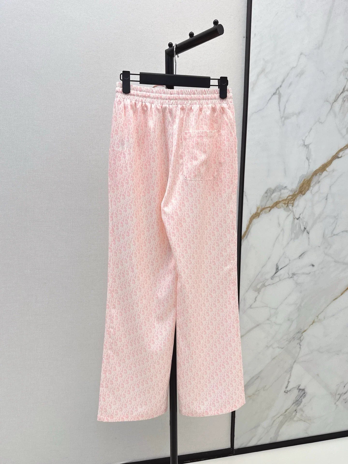 D 25 Spring Summer Latest Printed Straight Leg Casual Pants