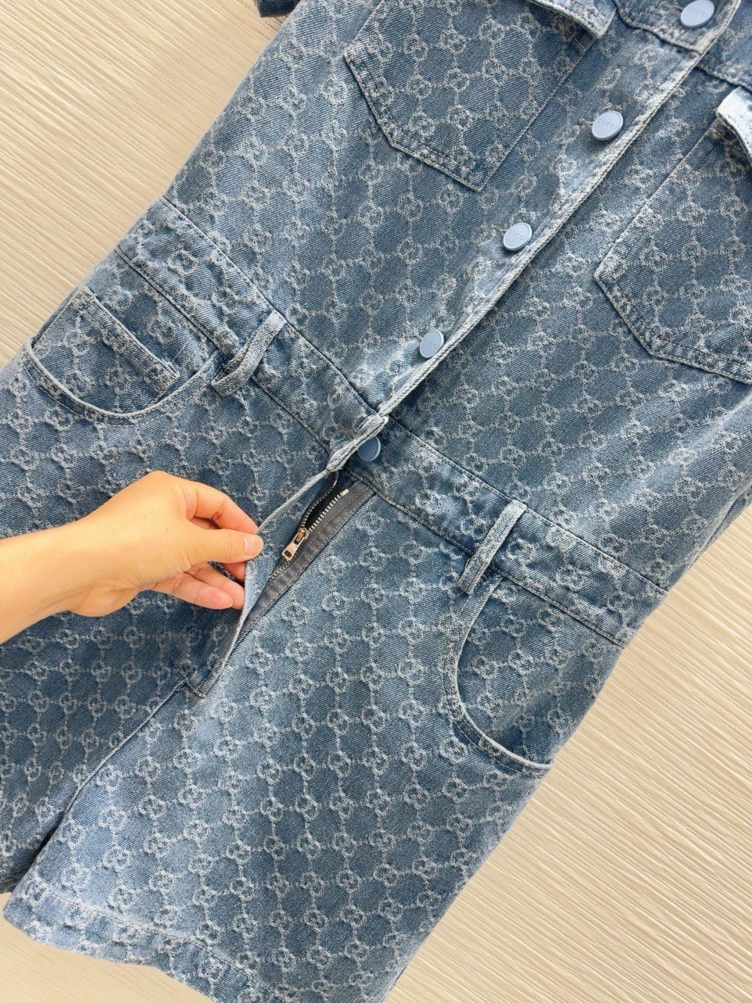 G 25 new stylish new denim jumpsuit set