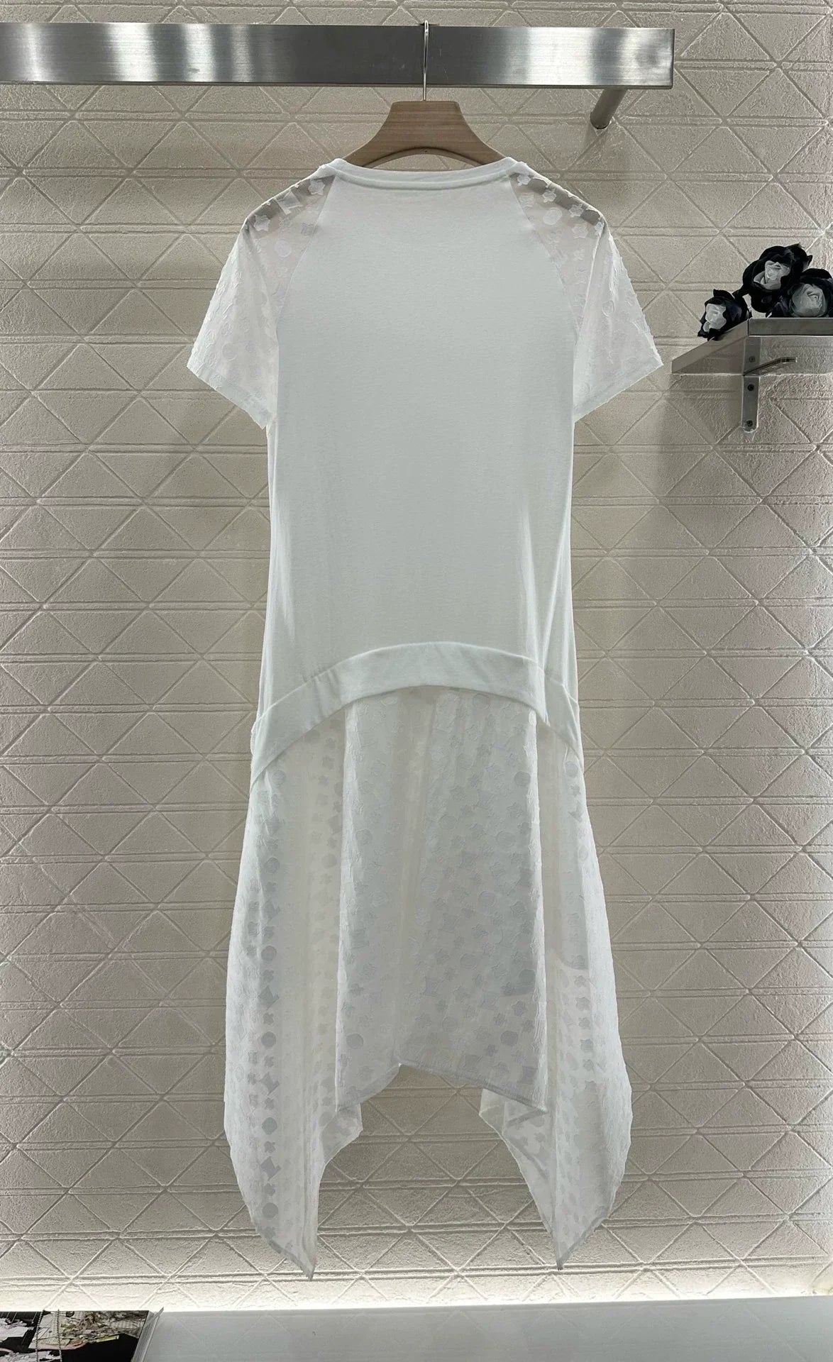 L 25 New Products Patchwork Irregular Dress