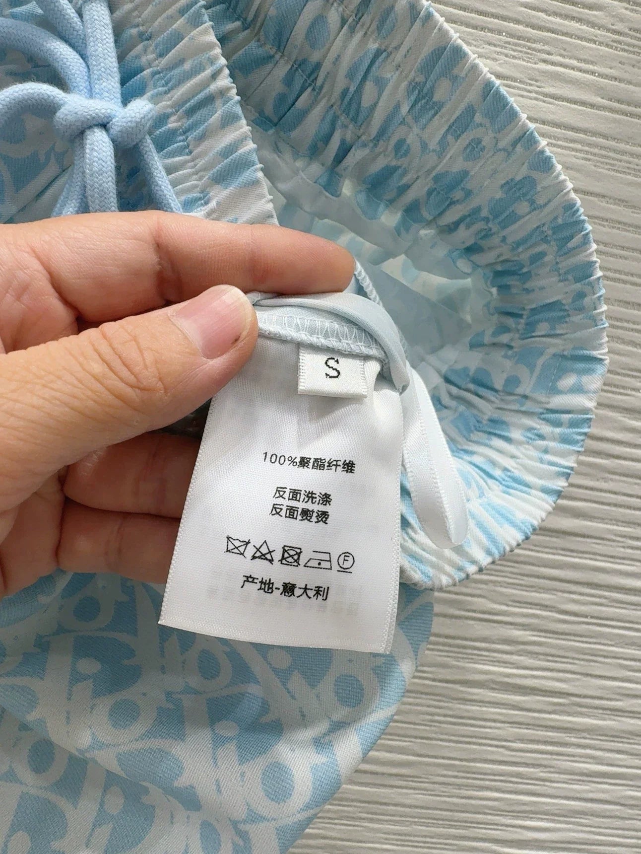 D 25 new letter print tie casual pants