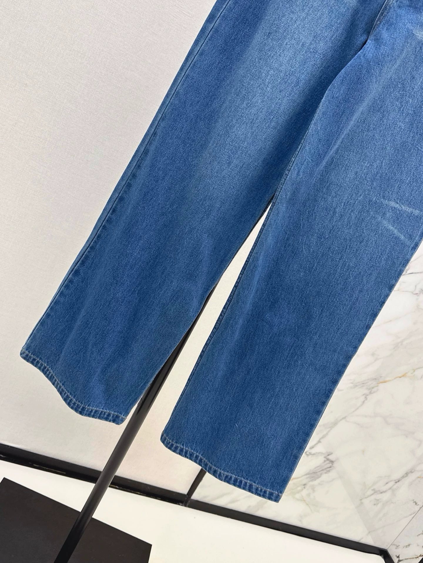 25 Spring/Summer New Straight wide-leg high waist jeans