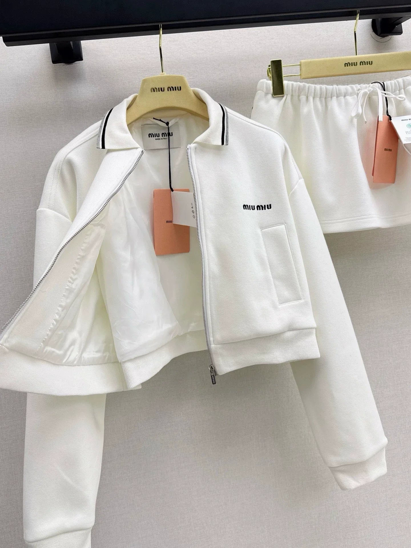M 25 NEW Lapel Jacket + Half Skirt Set