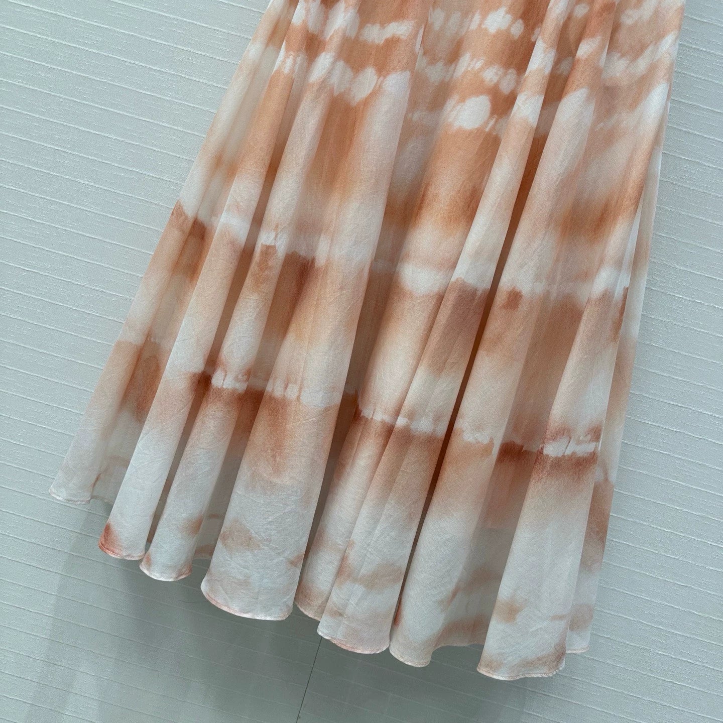 D 25 Spring/Summer Vacation Style New Water Wave Tie-Dye Half Skirt