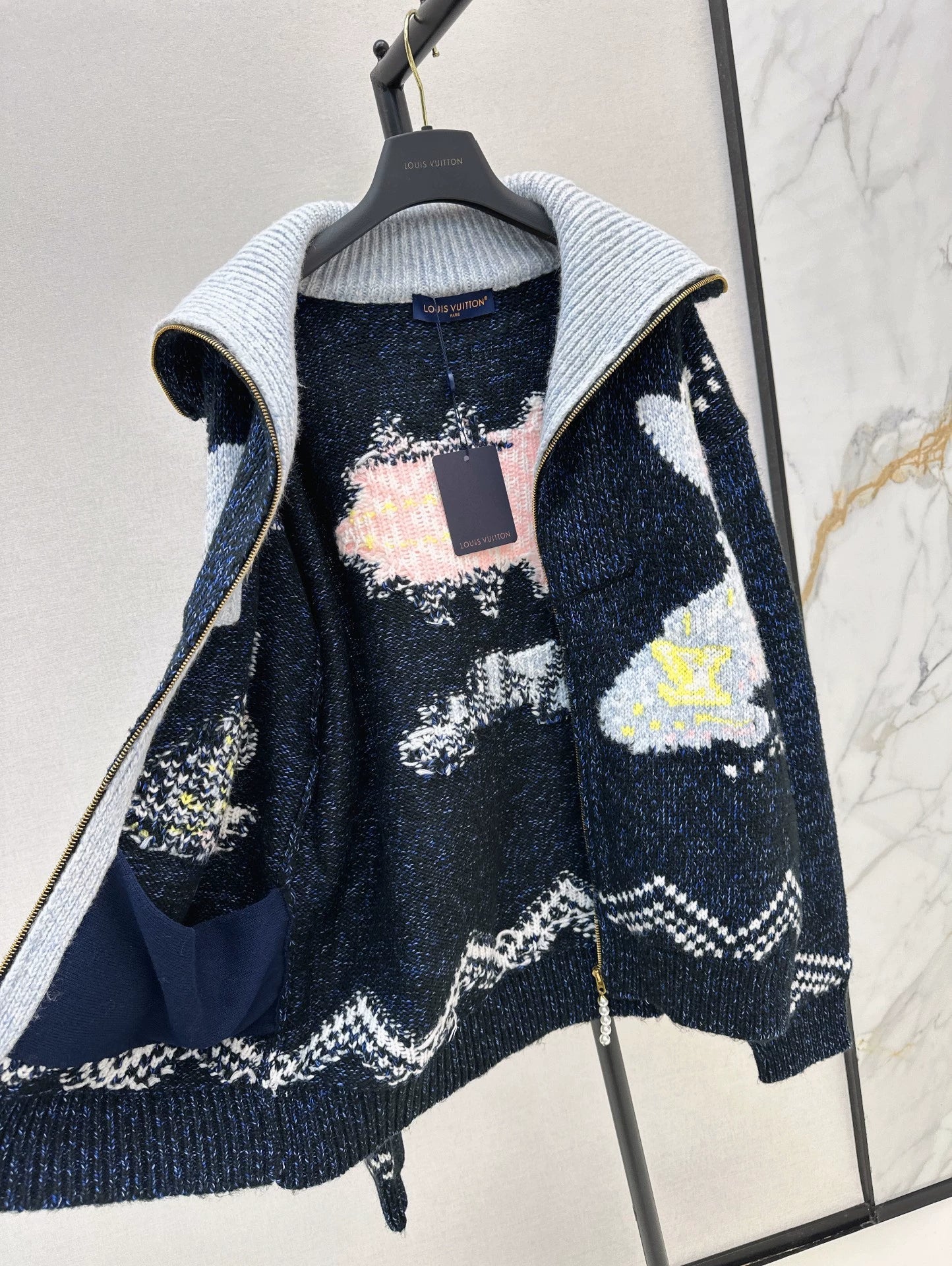 L 25 new cotton wool zipper jacket
