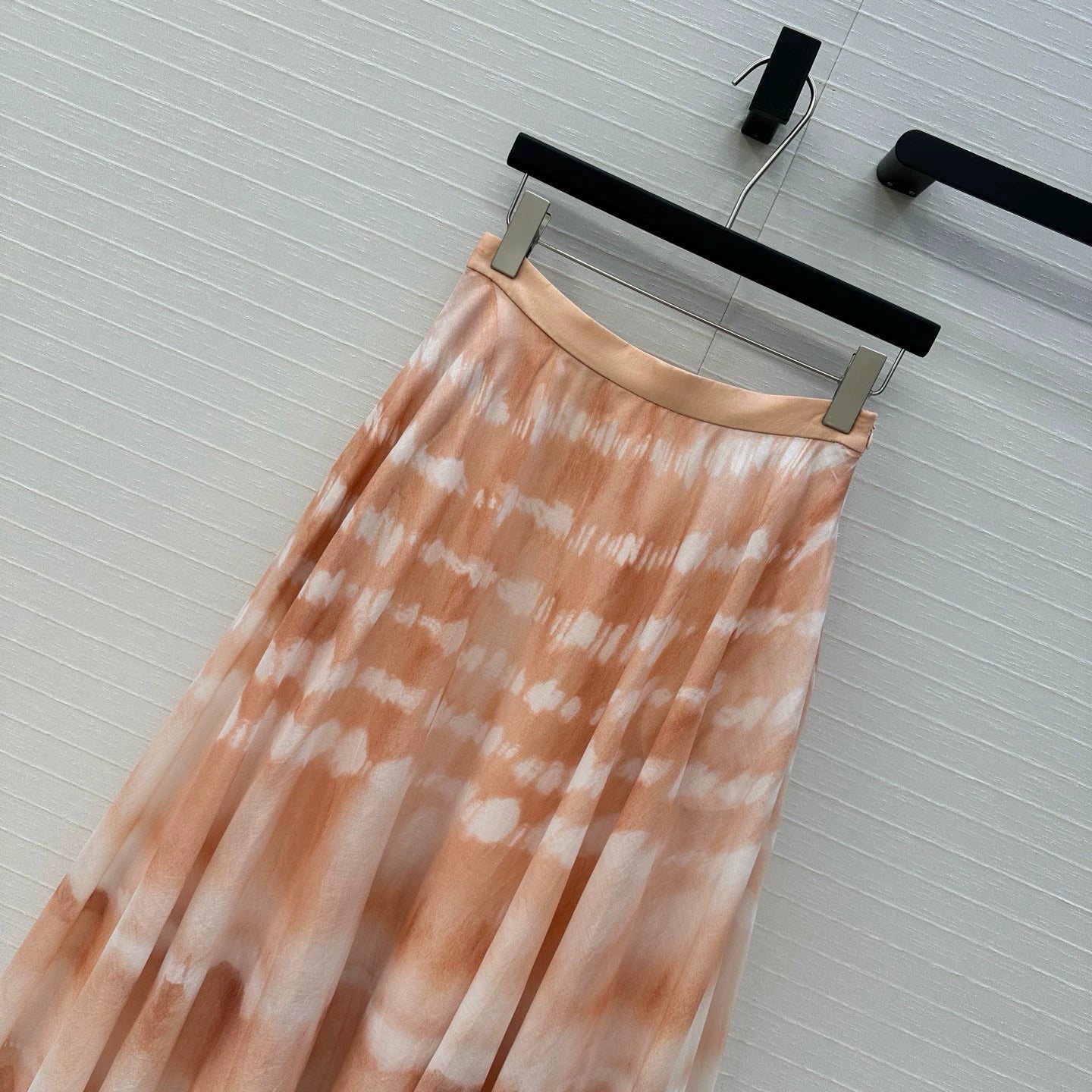 D 25 Spring/Summer Vacation Style New Water Wave Tie-Dye Half Skirt