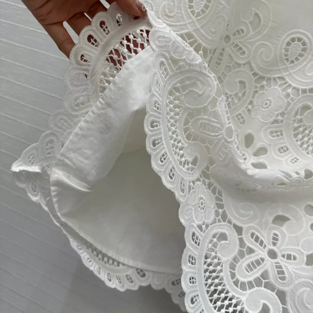 VA 25 New Vacation Style Sleeveless Little White Dresses