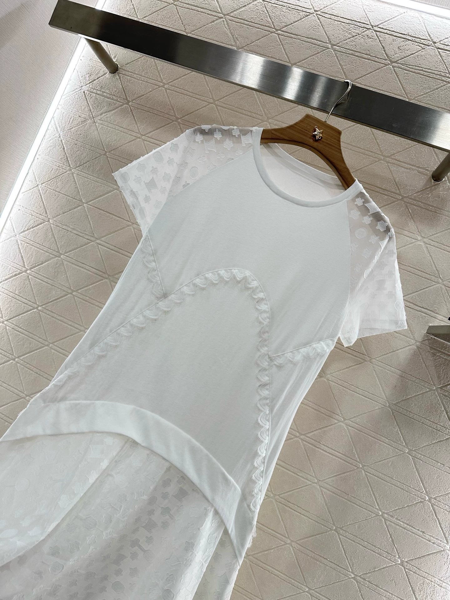 L 25 New Products Patchwork Irregular Dress