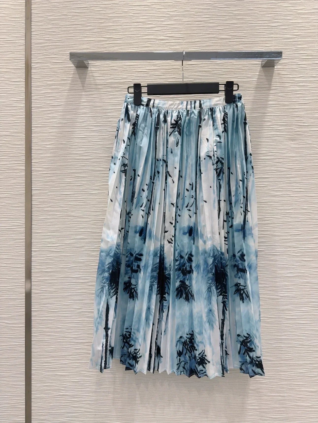 D 25 New Ink Painting Print Skirt