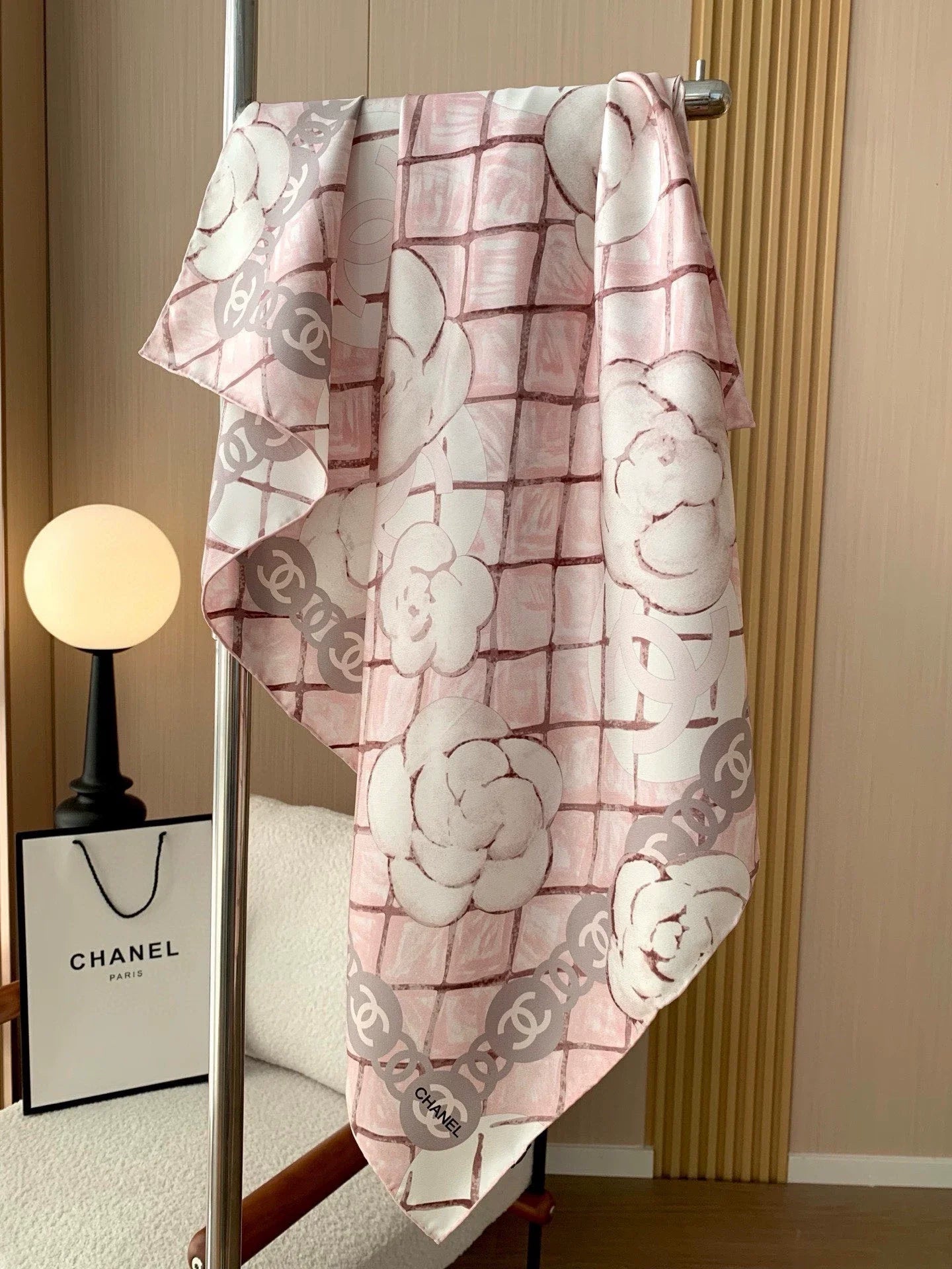 25 Camellia Pink Scarf
