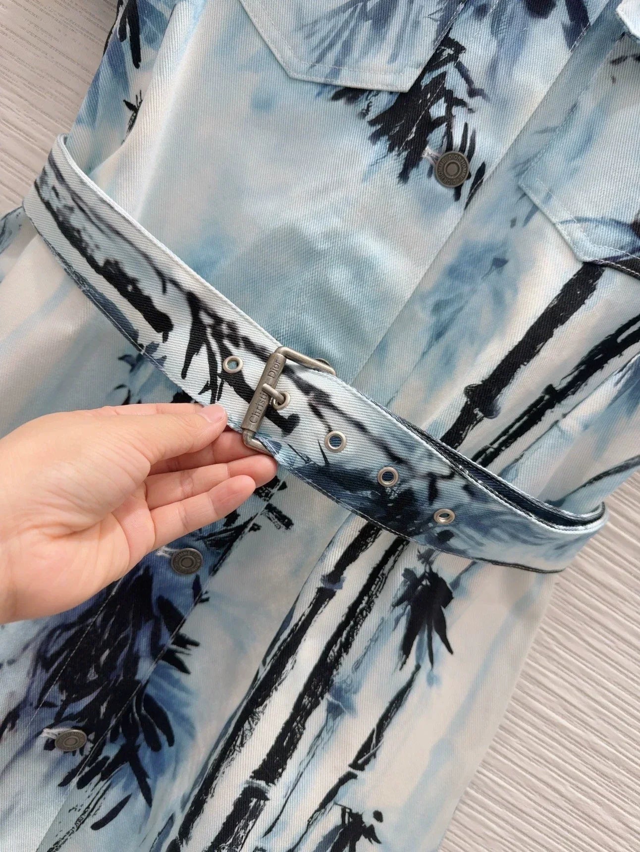 D 25 New Ink Painting Print Dresses
