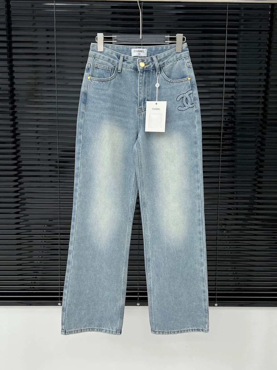 25 New Arrivals Straight-leg Pants High Waist Straight-leg Style