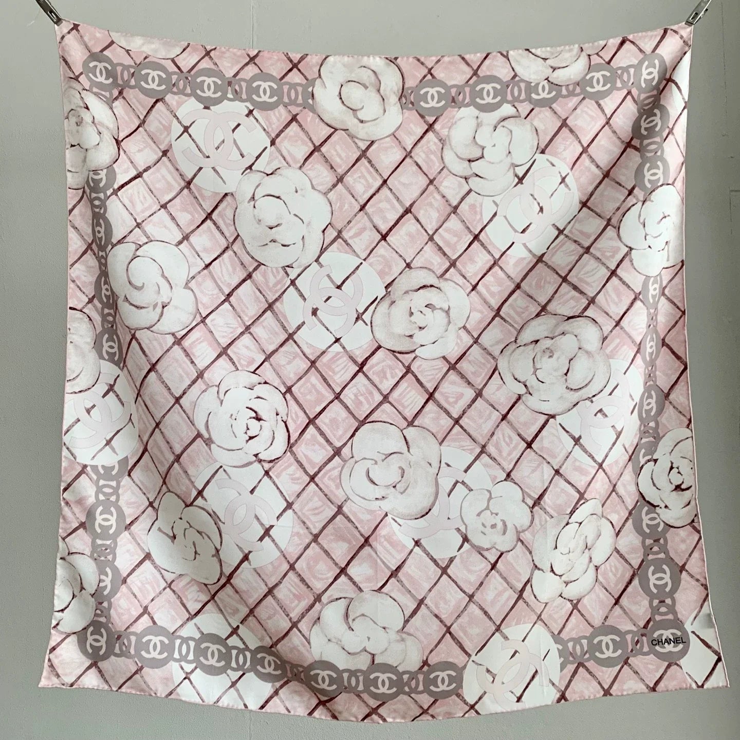 25 Camellia Pink Scarf