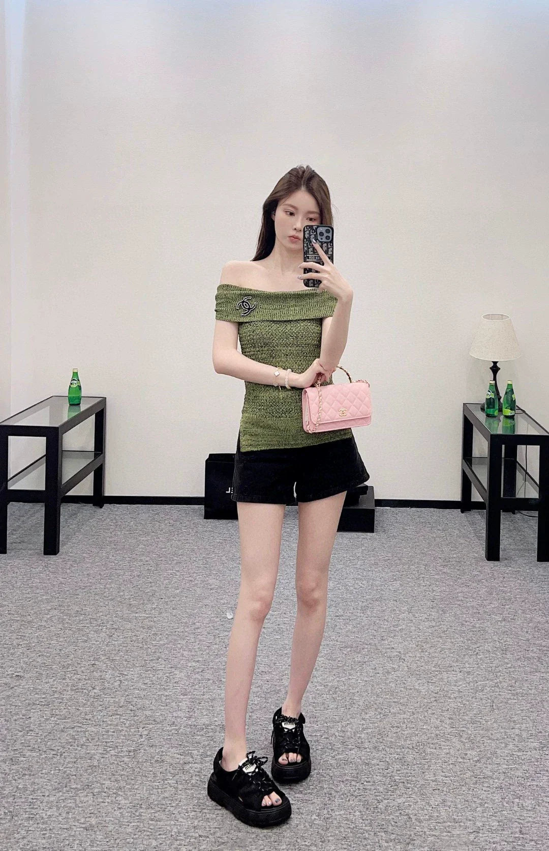 C 25 New One-Shoulder Knit Tops