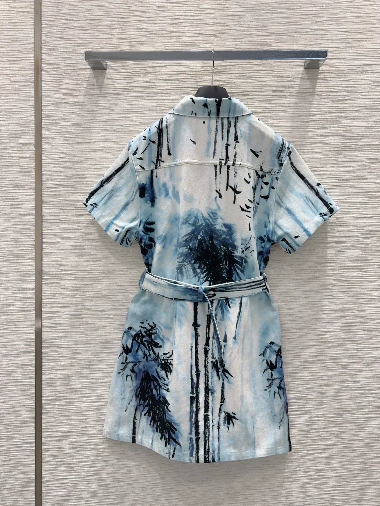 D 25 New Ink Painting Print Dresses