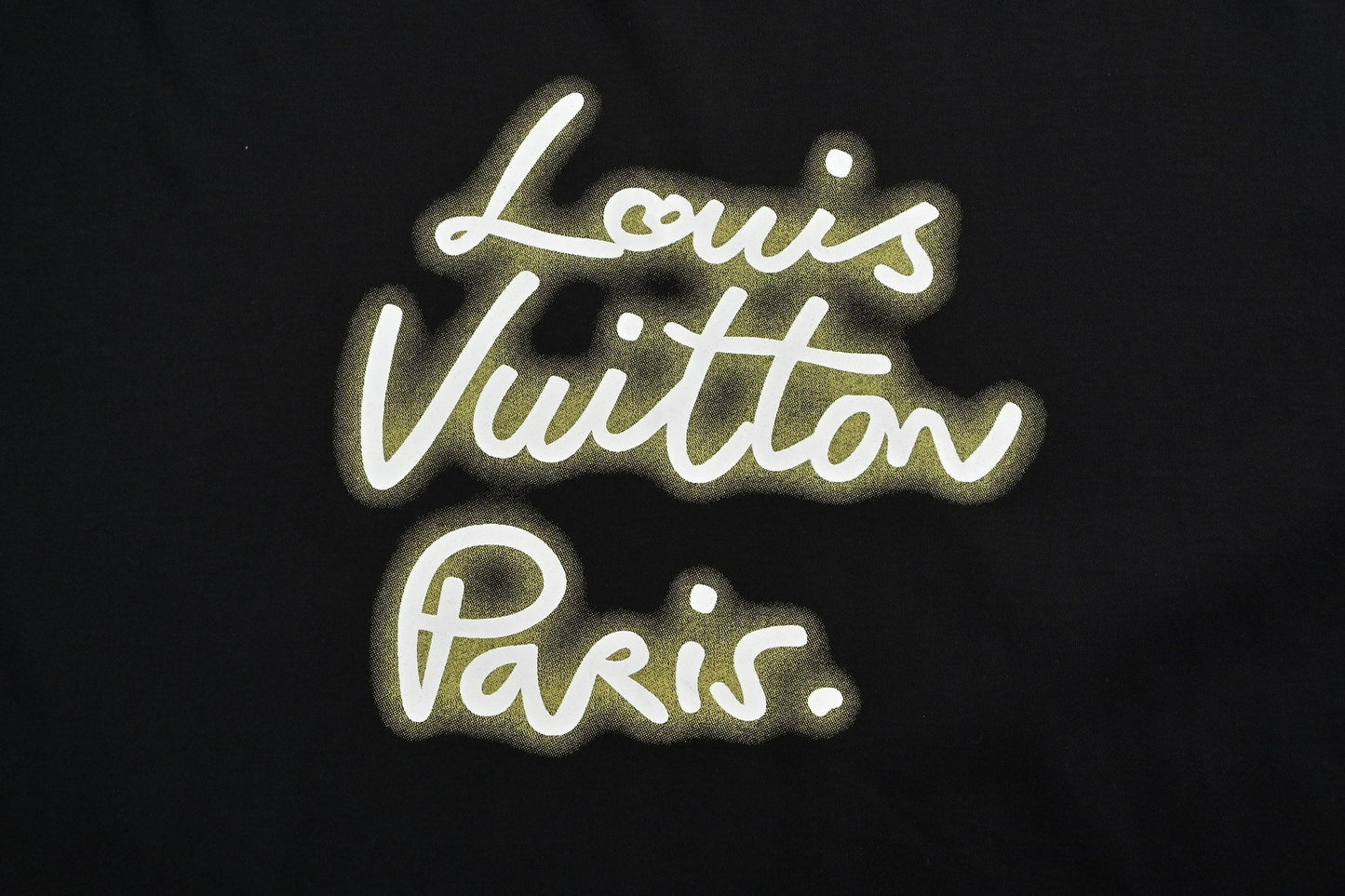25ss neon logo printed short sleeved shirt