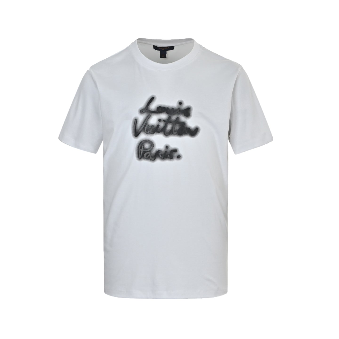 25ss neon logo printed short sleeved shirt