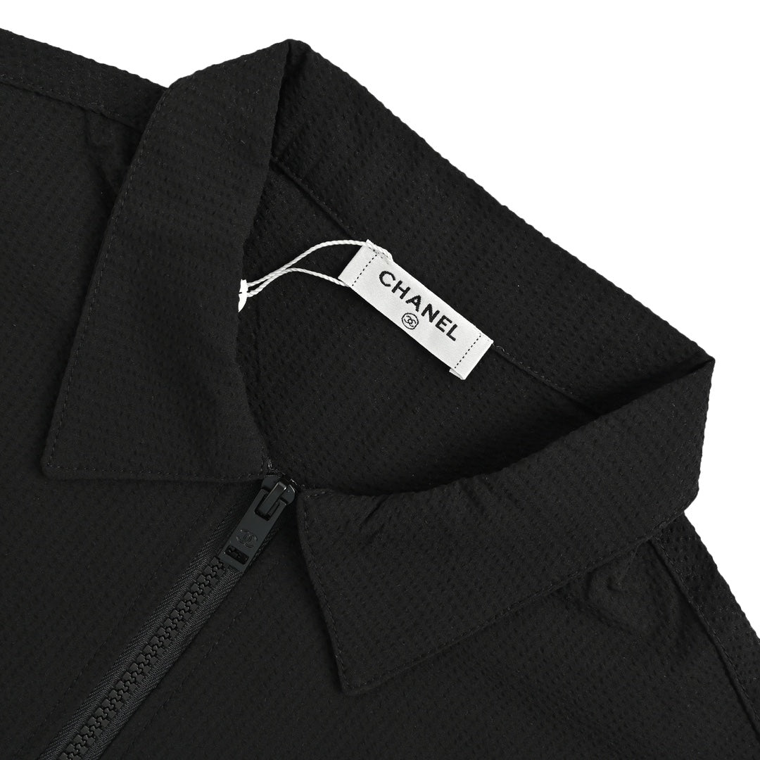 Peace Dove Print Woven Polo Short Sleeve