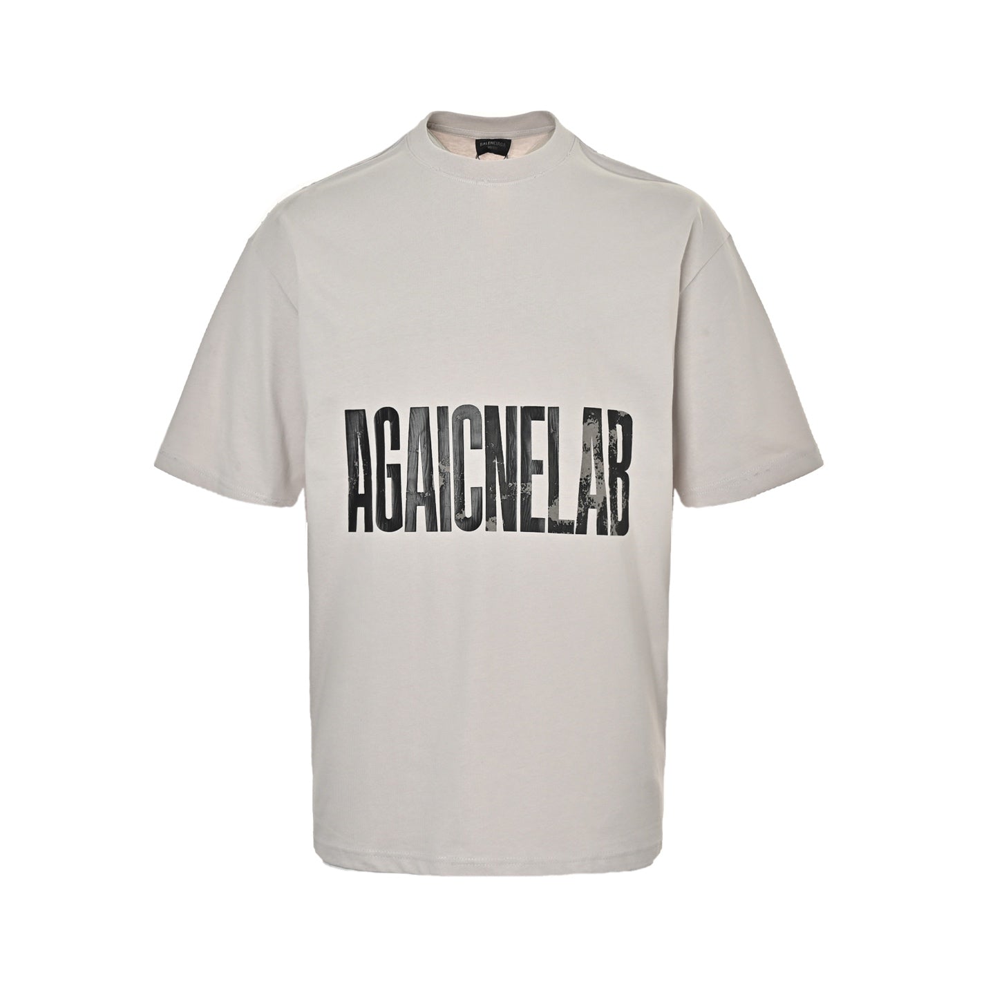 25ss Ruptured reverse letter print short sleeves