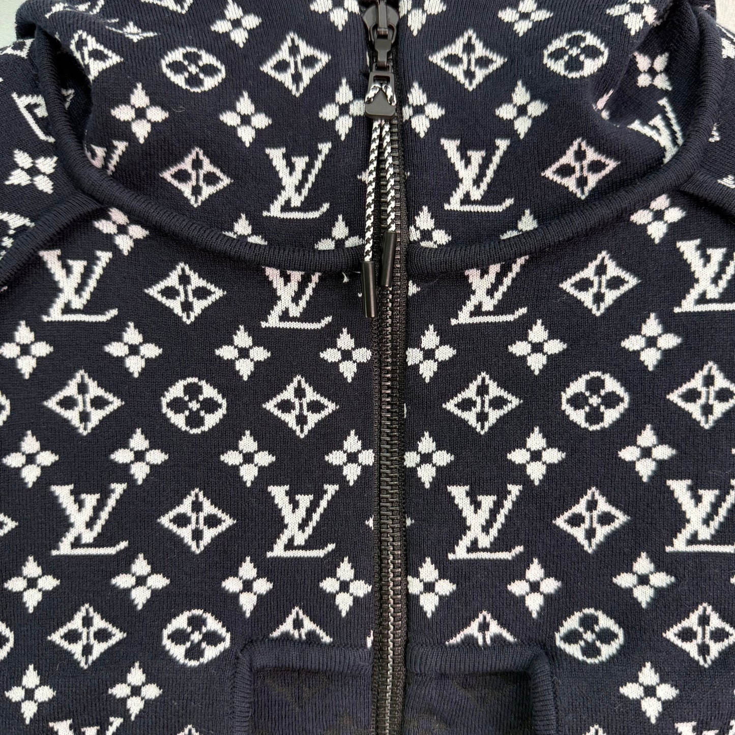 2025 Early Fall Jacquard patchwork hooded knitted short-sleeved cardigan!