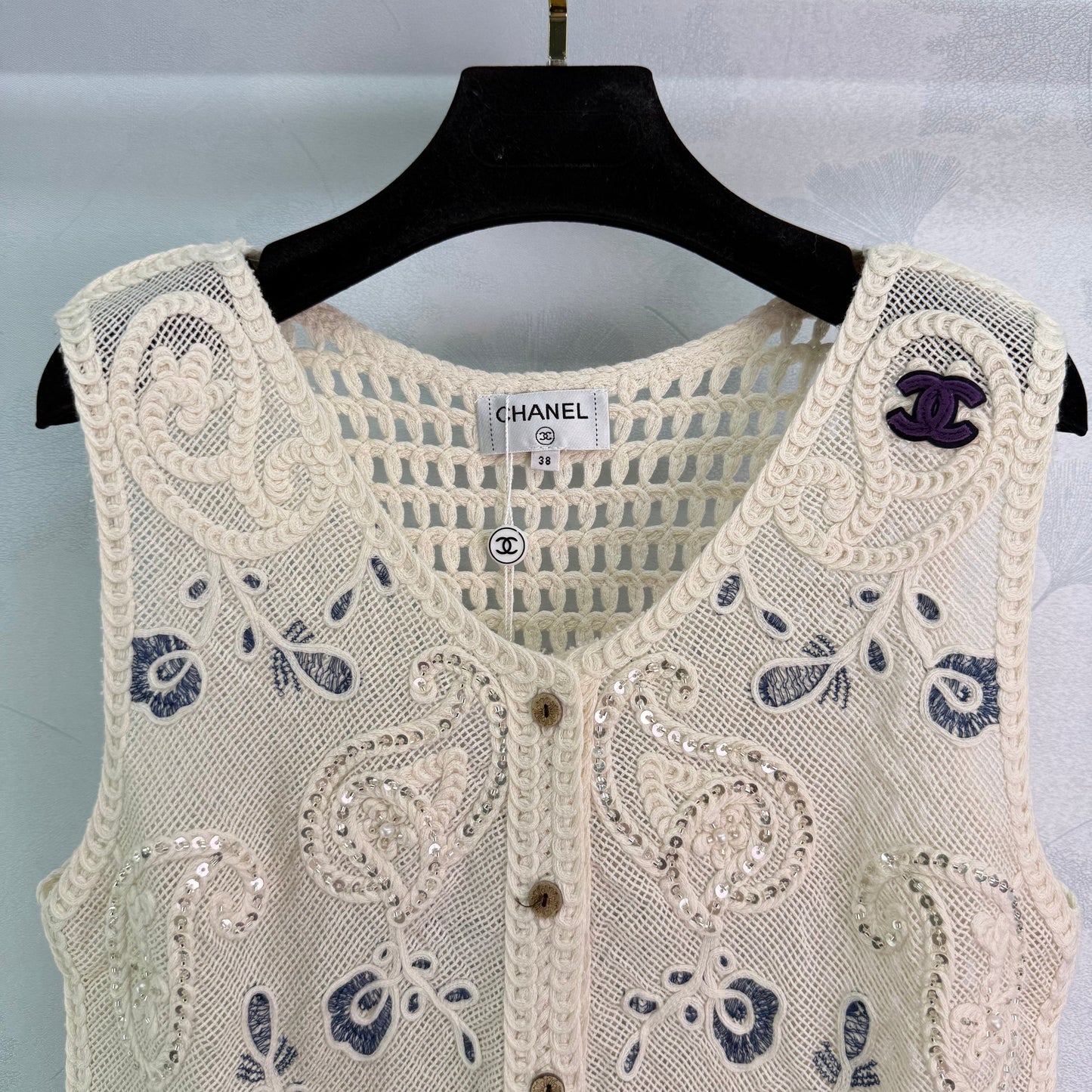 25 Early Autumn 3D Crochet Vest