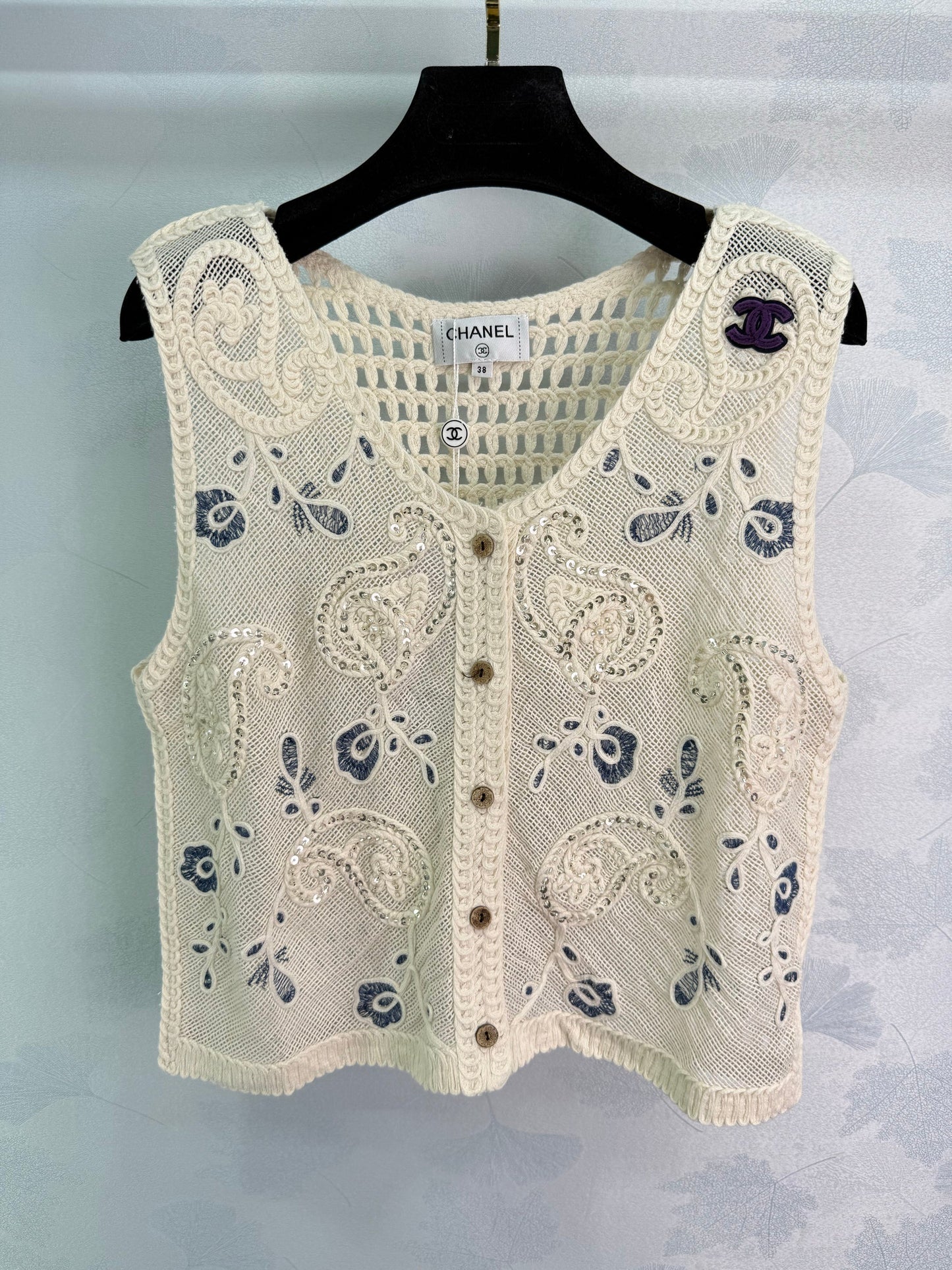 25 Early Autumn 3D Crochet Vest