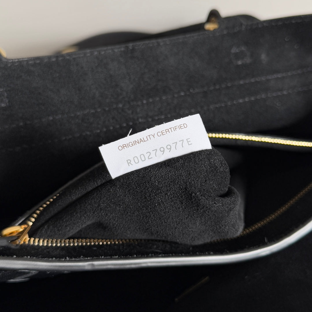 Ciao Ciao Medium Bag 34cm In Black Leather 242931