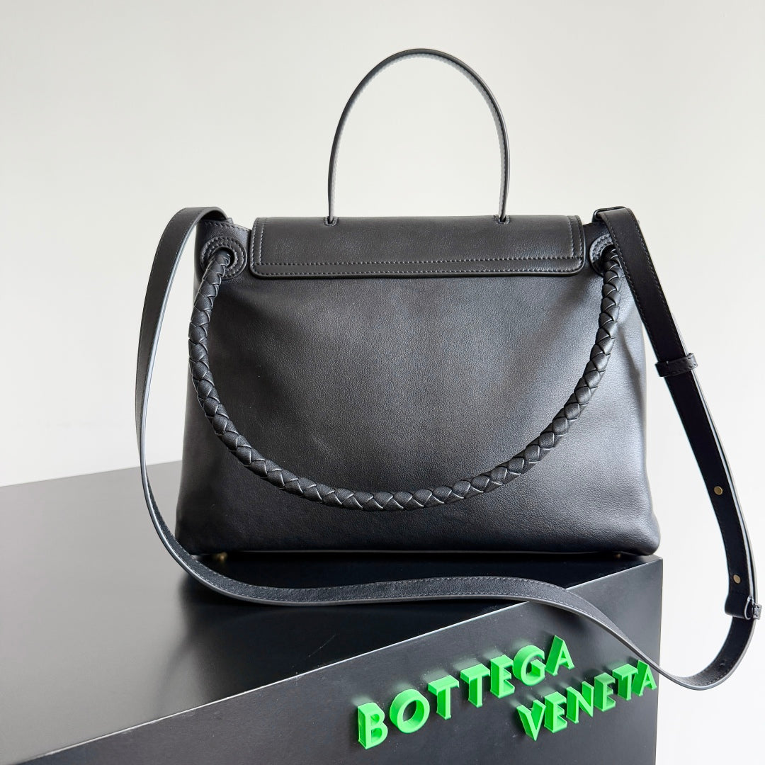 Ciao Ciao Medium Bag 34cm In Black Leather 242931
