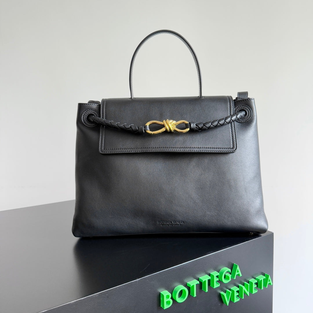 Ciao Ciao Medium Bag 34cm In Black Leather 242931