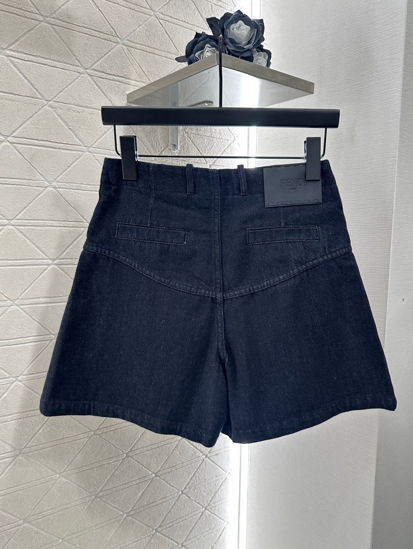 25 Retro Denim Jacket and Skirt Set