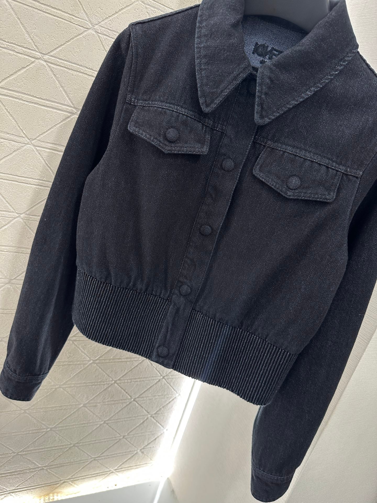25 Retro Denim Jacket and Skirt Set