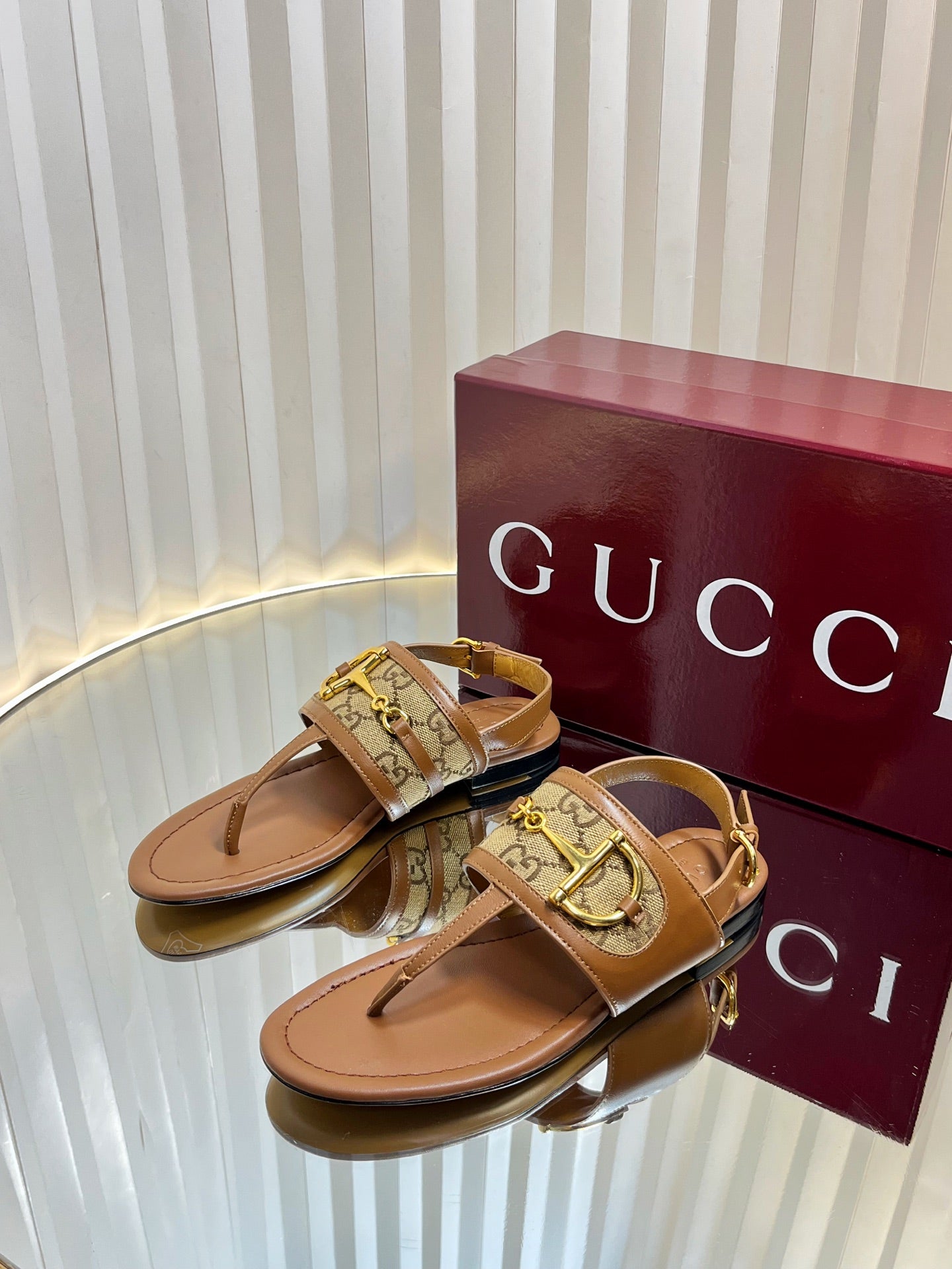 25 Thong Sandal Brown Canvas 294682