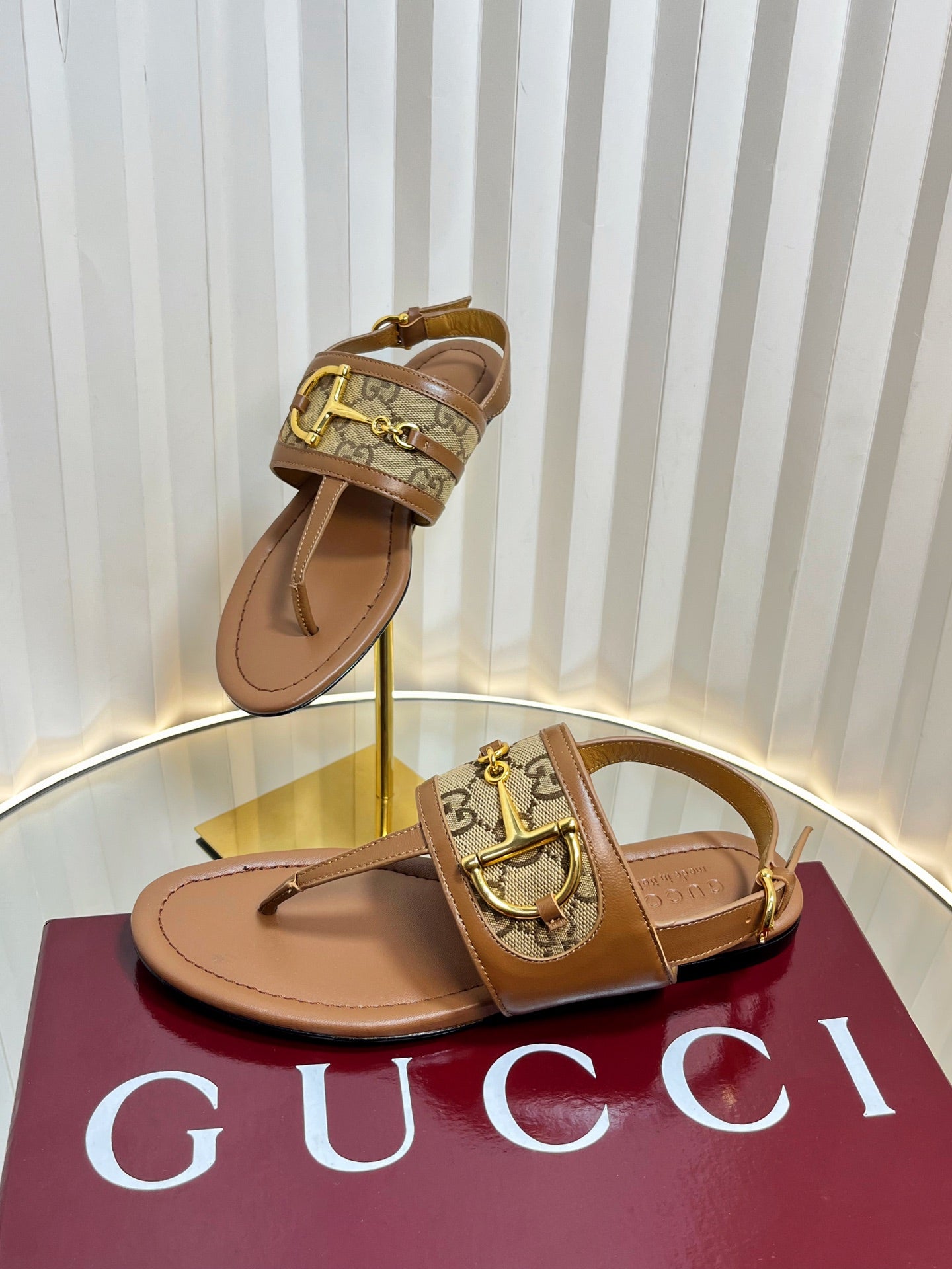 25 Thong Sandal Brown Canvas 294682