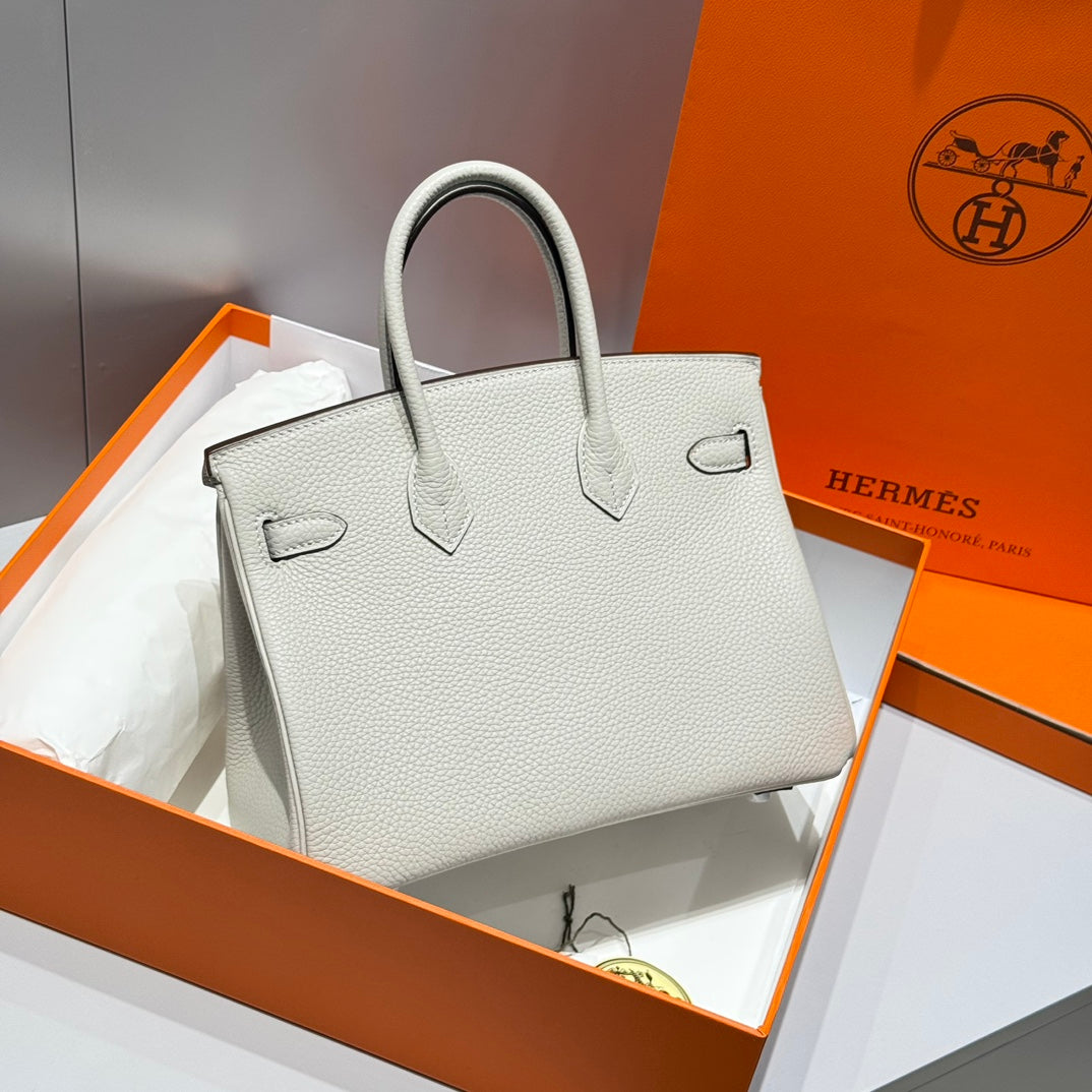 Birkin Pearl Gray and Silver Togo Leather 250048