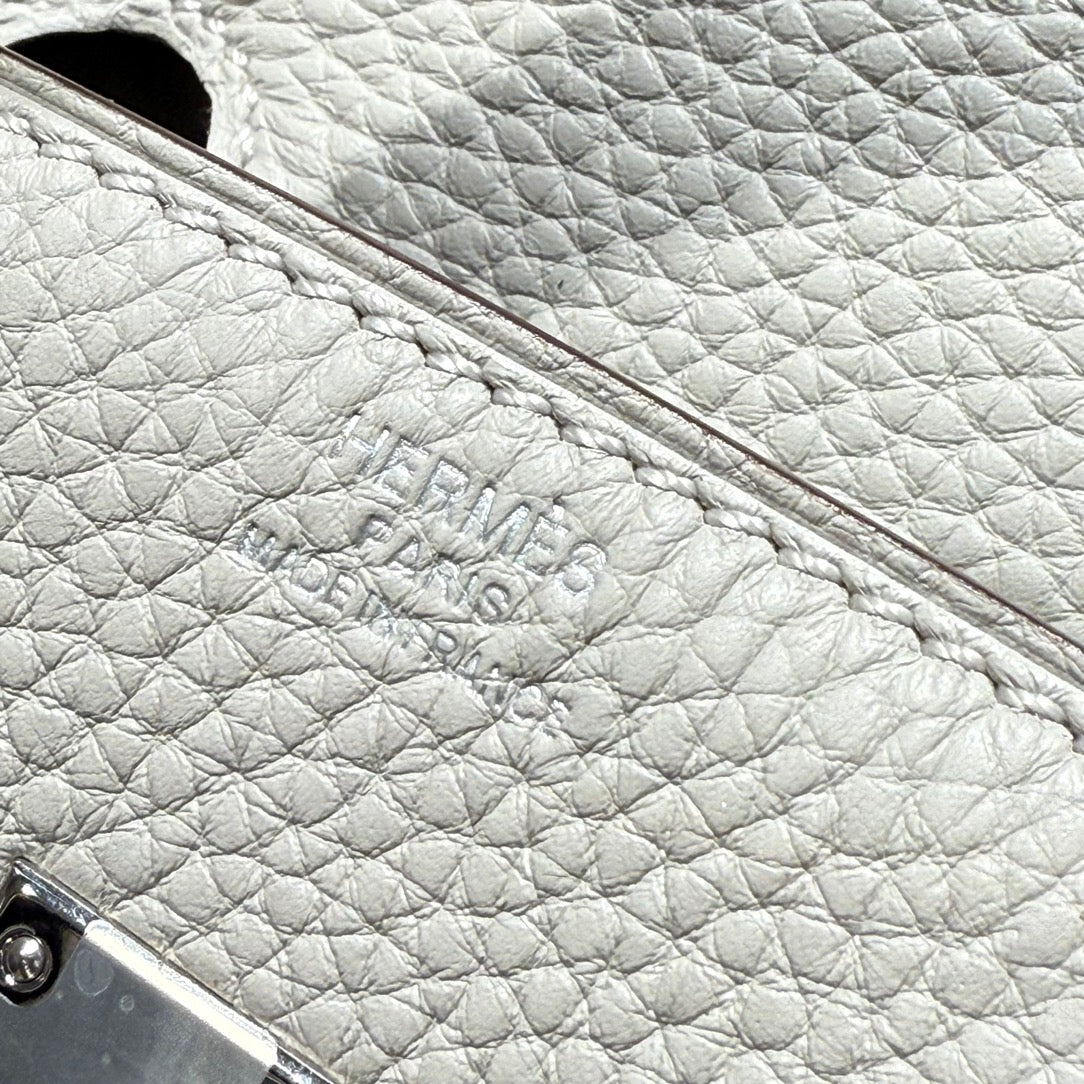 Birkin Pearl Gray and Silver Togo Leather 250048