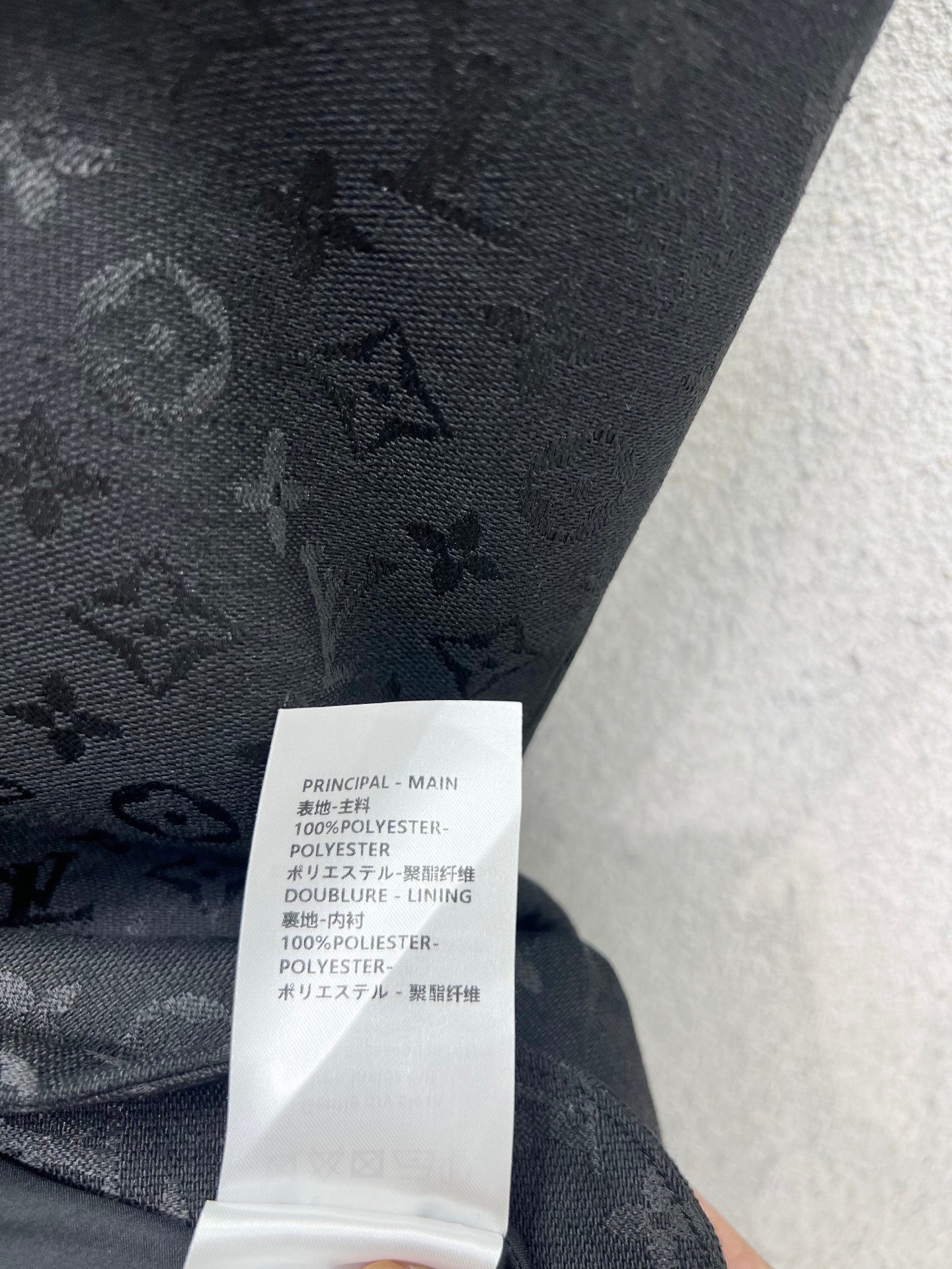 L 25 Classic jacquard fabric monogram suit vest